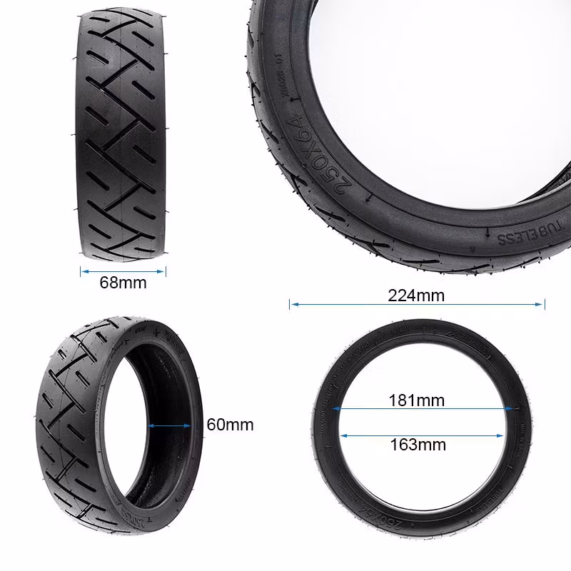Däck 250x64 Tubelss