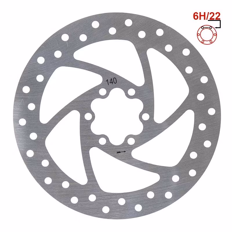 Bromsskiva 140mm 6-håls