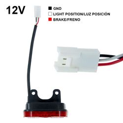 Niu Kqi2 pro baklampa original