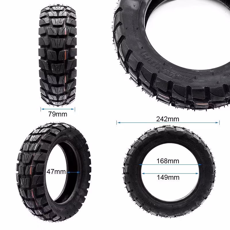 Däck 255X80 - 10x3-6 - Tubeless