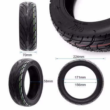 Däck 9.5x2.5-6.1 Tubeless