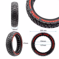 10x2.125 -6.5 Punkteringsfritt / Solid däck- 10 tums fälg