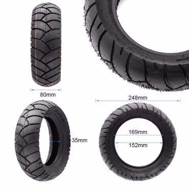 Däck 255x80 / 10x3.0 / 80/65-6.5 Tubeless
