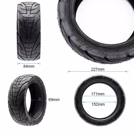 Däck Tubeless T80/65-6