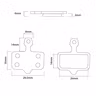 Bromsbelägg RT002-R Resin 2 pack