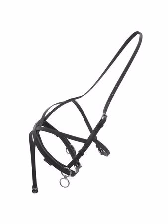 Wahlsten premium spärrgrimma med glidande nosrem biothane