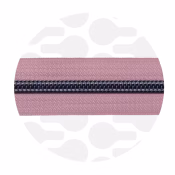 Glidelås # 5 i fargen Dusty Pink