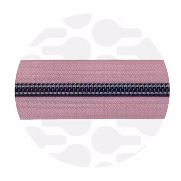 Glidelås # 5 i fargen Dusty Pink