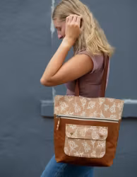 Caravan Tote & Pouch - Mønster og Instrukser