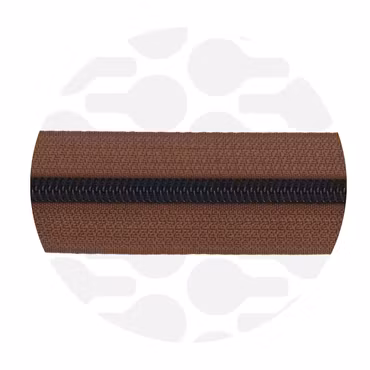 Glidelås #5 i fargen Hasselnøtt ( Earth Brown )