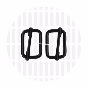 2 cm justerbare reimstrammere i fargen Sort