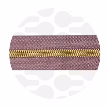 Glidelås # 5 i fargen Dark Lilac