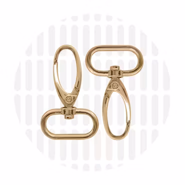 2,5cm Elegante Karabinkroker