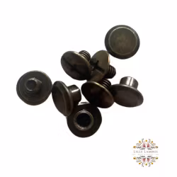 3 mm Chicago Skruer  - Antikk Messing