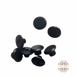 4 mm Chicago Skruer  - Sort