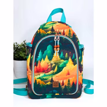 Two Faced Backpack - Mønster og Instruksjoner