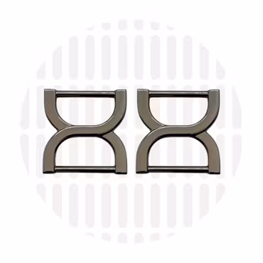 Elegante Figur 8 ringer - 2,5 cm