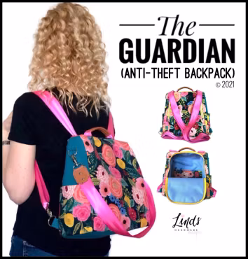 Guardian Anti-Theft Backpack - Papirmønster