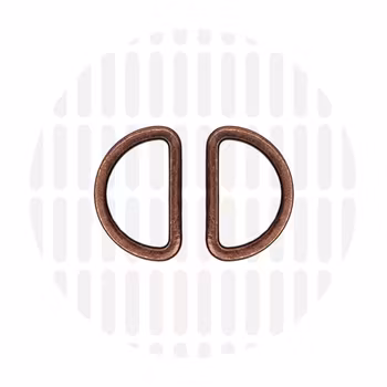 2,5 cm Flate D Ringer