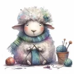 Strikkesau - Molly - Strykemerke