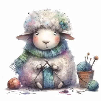 Strikkesau - Molly - Strykemerke