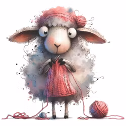 Strikkesau - Hårfrid - Strykemerke