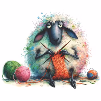 Strikkesau - Gerdur - Strykemerke