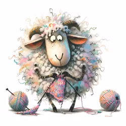 Strikkesau  - Hornelius - Strykemerke