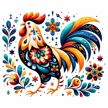 Folklore - Høne - Strykemerke