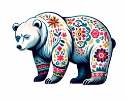 Folklore- Isbjørn - Strykemerke