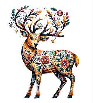 Folklore - Hjort - Strykemerke