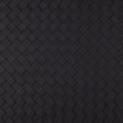 Flettet Imitert Skinn - Sort