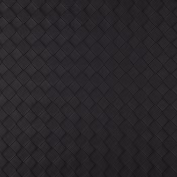 Flettet Imitert Skinn - Sort