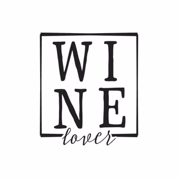 Wine Lover - Hvit Skrift