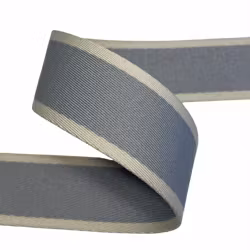 3,8 cm Webbing - Offwhite & Grå