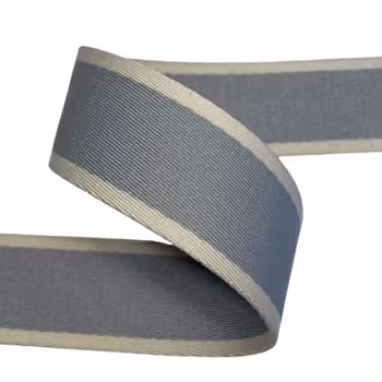 3,8 cm Webbing - Offwhite & Grå