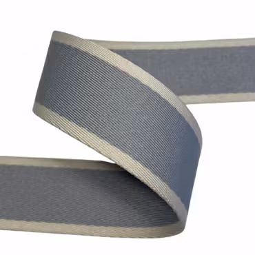 3,8 cm Webbing - Offwhite & Grå
