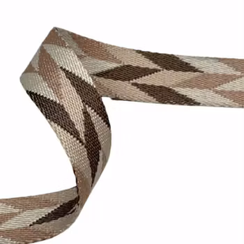 2,5 cm Chevron - Dusty Pink - 1,5 Meter