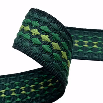 3,,8 cm Perlesnor - Bright green - 1,5 meter