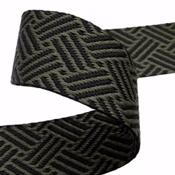 3,8 cm Bånd - Kurvflettet -  Northern Magic - 1,5 meter