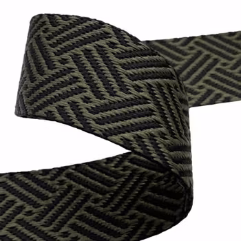 3,8 cm Bånd - Kurvflettet -  Northern Magic - 1,5 meter