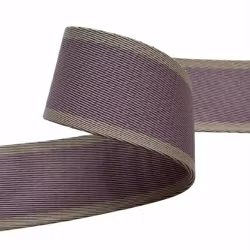 3,8 cm Bånd - Striper - Pottery Purple - 1,5 Meter