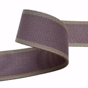 3,8 cm Bånd - Striper - Pottery Purple - 1,5 Meter