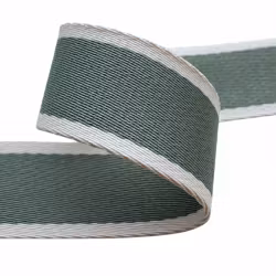 3,8 cm Bånd - Striper - Mindfull Green - 1,5 Meter
