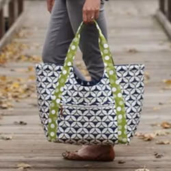 Poolside Tote - Mønster & Instrukser