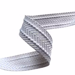 3,8 cm Jaquard Bånd - Dus Arctic - 1,5 Meter