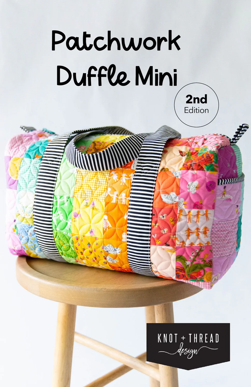 Patchwork Duffle Mini - Mønster og Instruksjoner