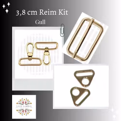 3,8 cm Reim Kit med 2,5 cm trekantringer