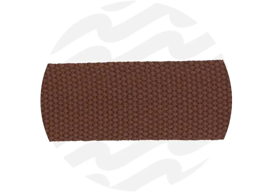 2,5 cm Webbing- Hasselnøtt - 1,5 meter