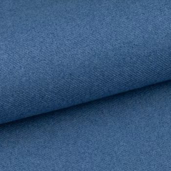 Wool Look - Jeans Blue